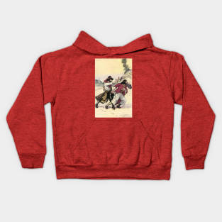 Pirate Duel till the Death on the Beach Kids Hoodie